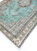 vintage blue wool hand knotted Rug - FoldShot vintage blue wool hand knotted Rug - FoldShot