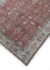 vintage red and orange wool hand knotted Rug - FoldShot