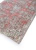vintage red and orange wool hand knotted Rug - FoldShot