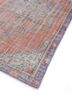 vintage red and orange wool hand knotted Rug - FoldShot