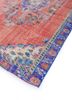 vintage red and orange wool hand knotted Rug - FoldShot vintage red and orange wool hand knotted Rug - FoldShot