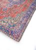 vintage red and orange wool hand knotted Rug - FoldShot vintage red and orange wool hand knotted Rug - FoldShot