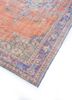 vintage red and orange wool hand knotted Rug - FoldShot vintage red and orange wool hand knotted Rug - FoldShot