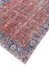 vintage red and orange wool hand knotted Rug - FoldShot vintage red and orange wool hand knotted Rug - FoldShot