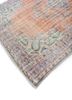 vintage red and orange wool hand knotted Rug - FoldShot