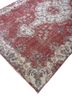 vintage red and orange wool hand knotted Rug - FoldShot vintage red and orange wool hand knotted Rug - FoldShot