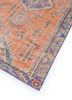 vintage red and orange wool hand knotted Rug - FoldShot vintage red and orange wool hand knotted Rug - FoldShot