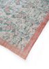 vintage red and orange wool hand knotted Rug - FoldShot