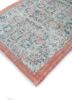 vintage blue wool hand knotted Rug - FoldShot