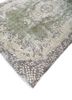 vintage green wool hand knotted Rug - FoldShot