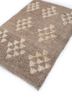 zuri beige and brown wool hand knotted Rug - FoldShot zuri beige and brown wool hand knotted Rug - FoldShot