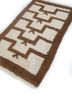 zuri beige and brown wool hand knotted Rug - FoldShot