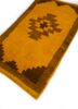 zuri red and orange wool hand knotted Rug - FoldShot zuri red and orange wool hand knotted Rug - FoldShot