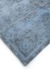 vintage blue wool hand knotted Rug - FoldShot vintage blue wool hand knotted Rug - FoldShot