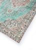 vintage green wool hand knotted Rug - FoldShot vintage green wool hand knotted Rug - FoldShot
