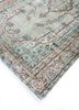 vintage green wool hand knotted Rug - FoldShot