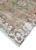 vintage green wool hand knotted Rug - FoldShot