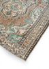 vintage beige and brown wool hand knotted Rug - FoldShot vintage beige and brown wool hand knotted Rug - FoldShot