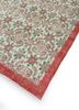 vintage red and orange wool hand knotted Rug - FoldShot vintage red and orange wool hand knotted Rug - FoldShot