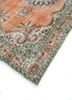 vintage red and orange wool hand knotted Rug - FoldShot vintage red and orange wool hand knotted Rug - FoldShot