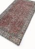 vintage red and orange wool hand knotted Rug - FoldShot