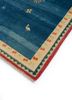nuray blue wool hand knotted Rug - FoldShot nuray blue wool hand knotted Rug - FoldShot