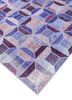 provenance pink and purple wool hand knotted Rug - FoldShot provenance pink and purple wool hand knotted Rug - FoldShot