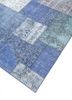provenance blue wool hand knotted Rug - FoldShot provenance blue wool hand knotted Rug - FoldShot