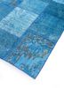 provenance blue wool hand knotted Rug - FoldShot