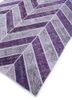 provenance pink and purple wool hand knotted Rug - FoldShot provenance pink and purple wool hand knotted Rug - FoldShot