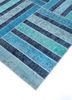 provenance blue wool hand knotted Rug - FoldShot provenance blue wool hand knotted Rug - FoldShot
