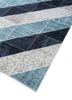 provenance blue wool hand knotted Rug - FoldShot