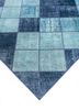 provenance blue wool hand knotted Rug - FoldShot