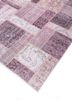 provenance pink and purple wool hand knotted Rug - FoldShot