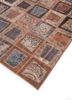 provenance beige and brown wool hand knotted Rug - FoldShot