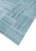 provenance blue wool hand knotted Rug - FoldShot provenance blue wool hand knotted Rug - FoldShot