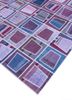 provenance pink and purple wool hand knotted Rug - FoldShot