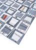 provenance grey and black wool hand knotted Rug - FoldShot
