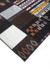provenance grey and black wool hand knotted Rug - FoldShot