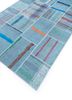 provenance blue wool hand knotted Rug - FoldShot provenance blue wool hand knotted Rug - FoldShot