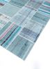 provenance blue wool hand knotted Rug - FoldShot provenance blue wool hand knotted Rug - FoldShot