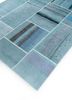 provenance blue wool hand knotted Rug - FoldShot