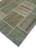 provenance green wool hand knotted Rug - FoldShot