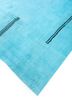 provenance blue wool hand knotted Rug - FoldShot provenance blue wool hand knotted Rug - FoldShot