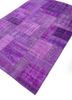 provenance pink and purple wool hand knotted Rug - FoldShot provenance pink and purple wool hand knotted Rug - FoldShot