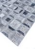 provenance grey and black wool hand knotted Rug - FoldShot
