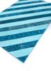 provenance blue wool hand knotted Rug - FoldShot provenance blue wool hand knotted Rug - FoldShot
