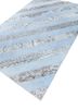 provenance blue wool hand knotted Rug - FoldShot provenance blue wool hand knotted Rug - FoldShot