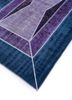 provenance pink and purple wool hand knotted Rug - FoldShot