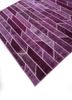 provenance pink and purple wool hand knotted Rug - FoldShot